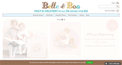 Desktop Screenshot of belleandboo.com